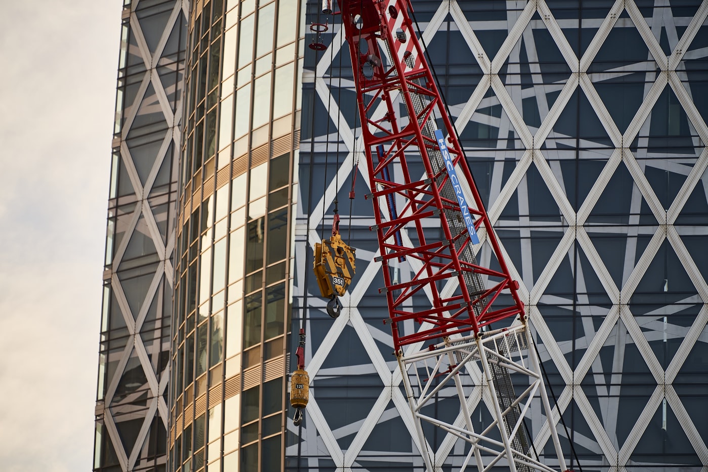開発案件の建設現場